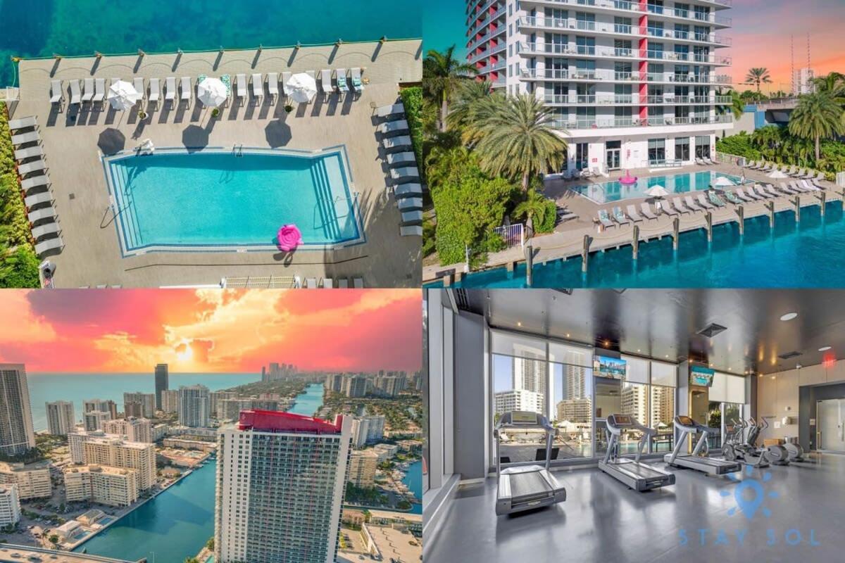 Balcony - Pool - Near Beach - Gym Hallandale Beach Eksteriør billede